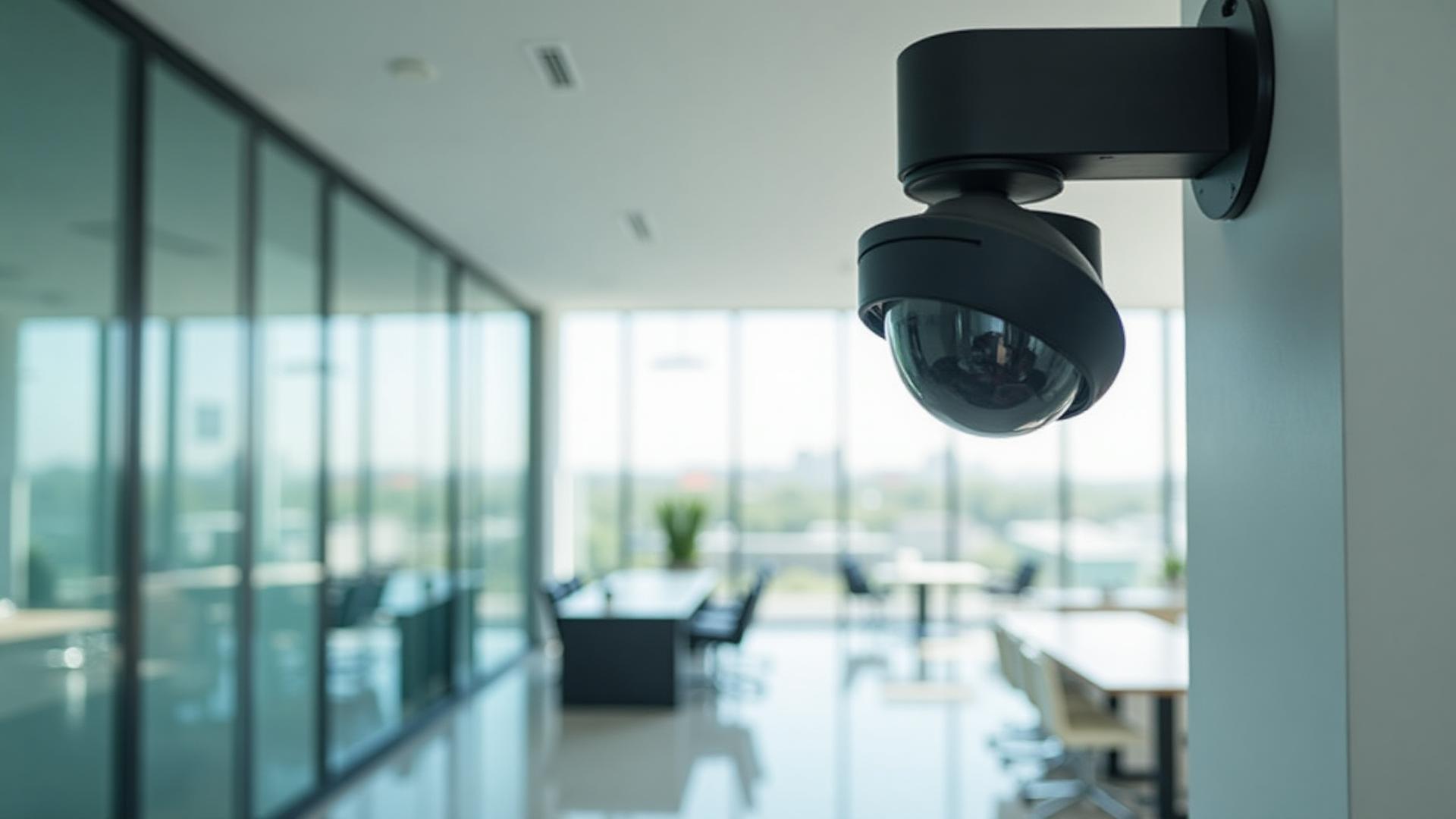 Axis Communications Security Camera in Commercial Space