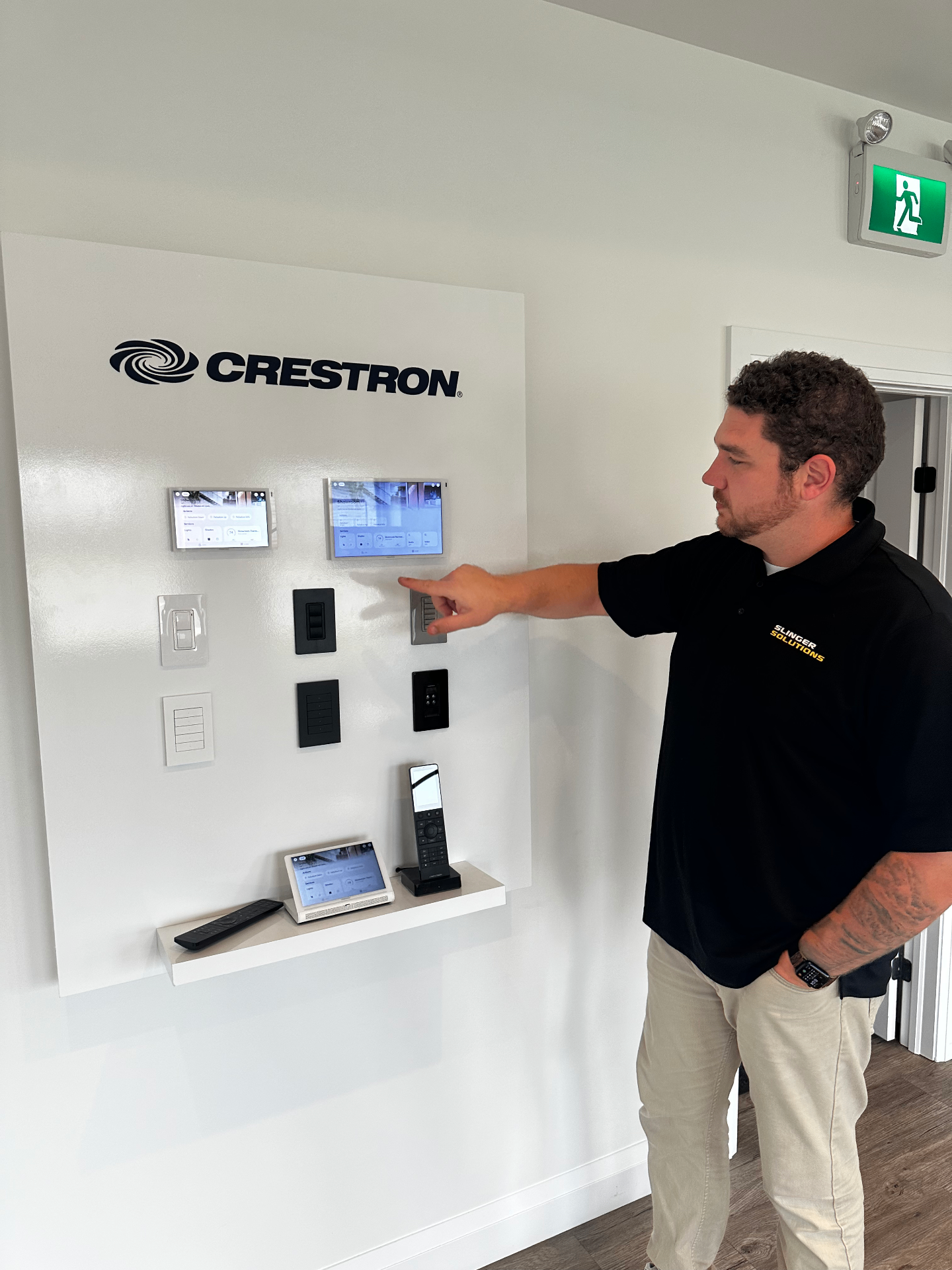 Crestron home automation control display