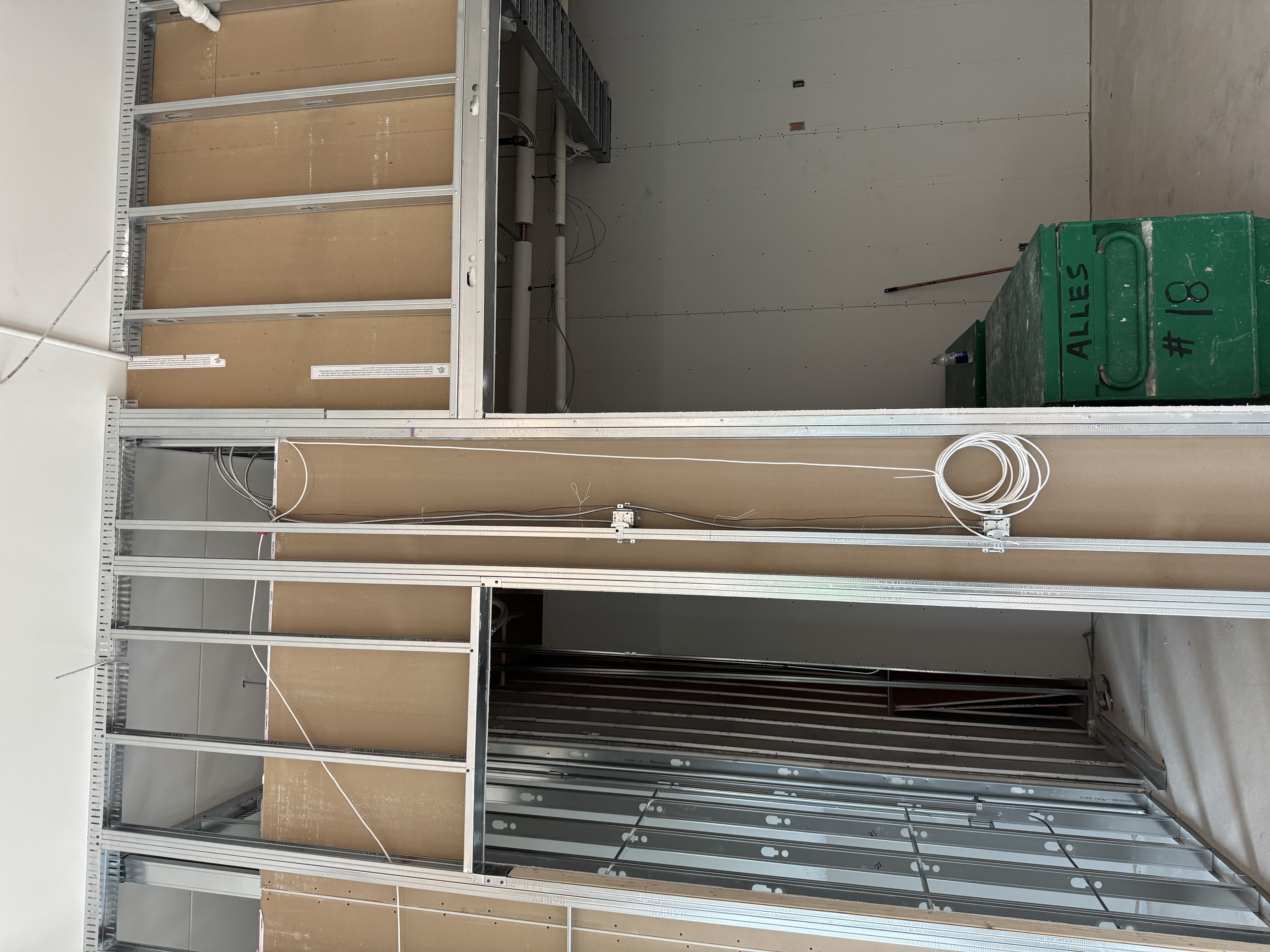 Network rack and patch panel termination in Collingwood